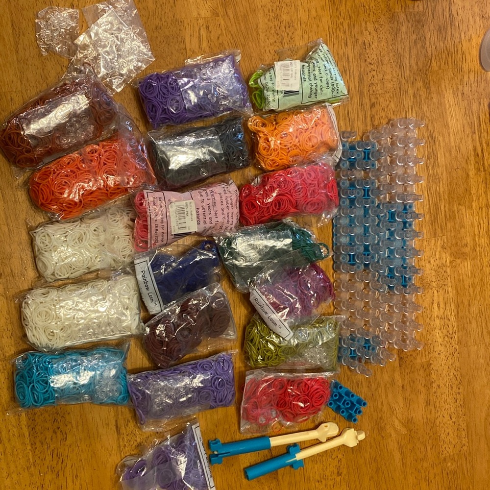 Rainbow looms and bands